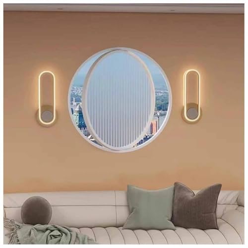 LXHELIVERY Aluminium-Lüftungsfenster Rundes Bullauge Mit Griffen 360°-Sichtschutzglas Für Dachboden, Küche Und Arbeitszimmer(White-a,50cm/19.7") von LXHELIVERY