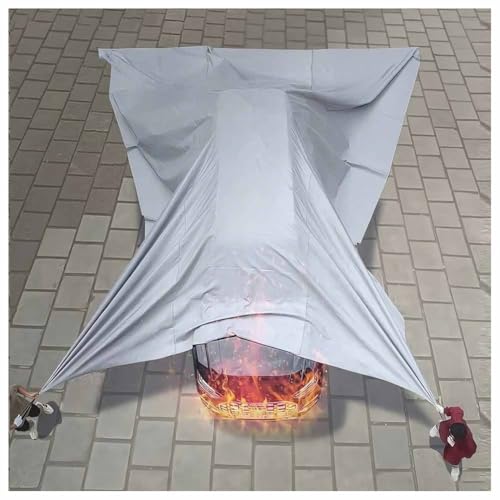 Notfall-Feuerlöschdecke Fürs Auto Feuerlöschdecke Für Feuersbrünste Glasfaser-Feuerlöschdecke Für Unfälle Mit Kraftstofffahrzeugen Mit Tragetasche(6x9 m/19.6x29.5 ft) von LXHELIVERY