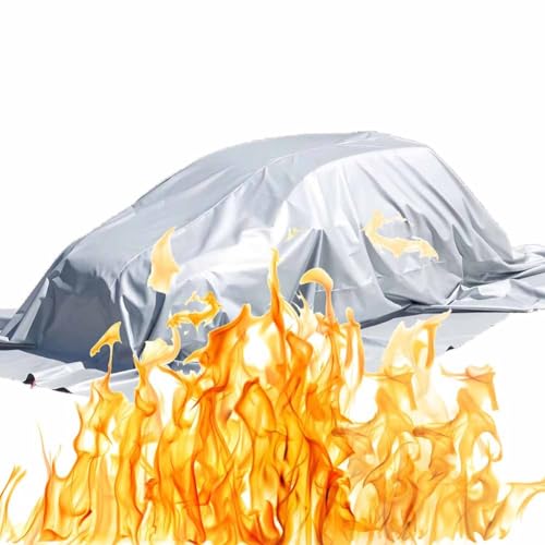 Notfall-Feuerlöschdecke Fürs Auto Große Glasfaser-Feuerlöschdecke Feuerlöschdecke Für Feuersbrünste Für Elektrofahrzeuge Mit Tragetasche(8x10 m/26.2x32.8 ft) von LXHELIVERY