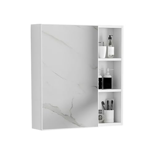 LXJBBD Badezimmer-Medizinschrank, Wandmontage, mit Einzeltür und Ablageflächen, rechteckiger Spiegelschrank für die Organisation von wichtigen Gegenständen LXJBBD Badezimmer-Medizinschrank, Wandmontage, mit Einzeltür und Ablageflächen, rechteckiger Spiegelschrank für die Organisation von wichtigen Gegenständen von LXJBBD