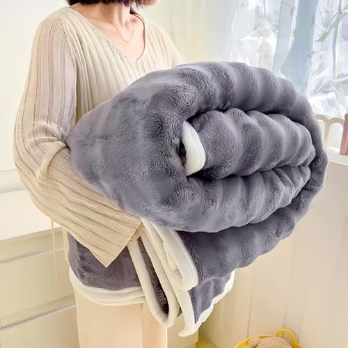 LXJBBD Bequeme, weiche Überwurfdecke, doppelseitige dekorative Decke für alle Jahreszeiten, ideal für Bett, Sofa, Sessel und Bank, nur inklusive Decke LXJBBD Bequeme, weiche Überwurfdecke, doppelseitige dekorative Decke für alle Jahreszeiten, ideal für Bett, Sofa, Sessel und Bank, nur inklusive Decke von LXJBBD