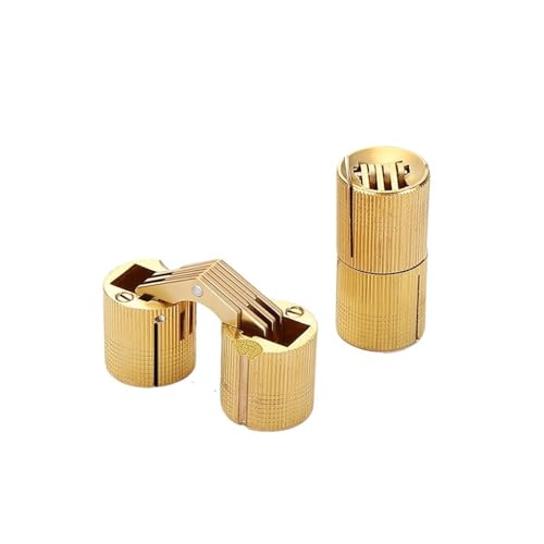 2 STÜCKE 8mm-18mm Barrel Verdeckte Scharniere Zylindrische Versteckte Schrank Türscharniere for Möbel Hardware Unterstützung für Schränke, Wandschränke(Color 1-type 4) von LXLAEOANG