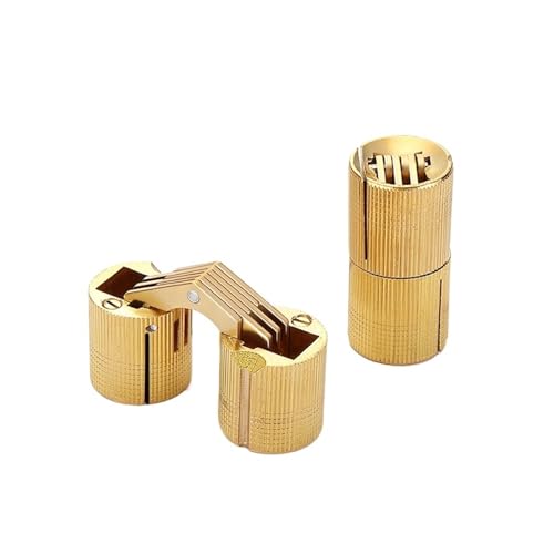 2 STÜCKE 8mm-18mm Barrel Verdeckte Scharniere Zylindrische Versteckte Schrank Türscharniere for Möbel Hardware Unterstützung für Schränke, Wandschränke(Color 1-type 6) von LXLAEOANG