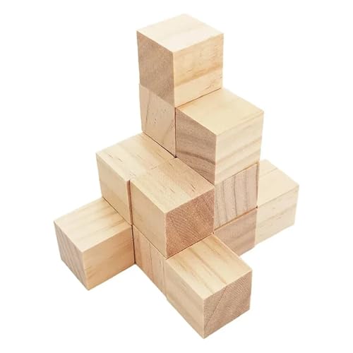 2 Stück 4 cm große natürliche Holzwürfel, unfertige leere quadratische Würfel aus Kiefernholz for Puzzlen, Malen, Basteln 2 Stück 4 cm große natürliche Holzwürfel, unfertige leere quadratische Würfel aus Kiefernholz for Puzzlen, Malen, Basteln von LXLAEOANG