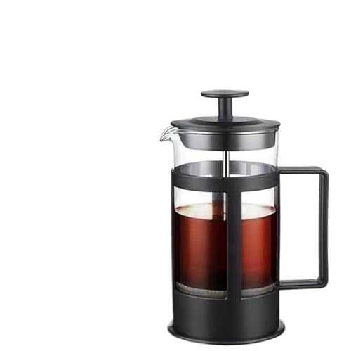 Hitzebeständige Glaskaffeekanne Perkolator Kaffeemaschine Mit Filterung Teekocher Kaffeekanne Presse 600ml(600ml) von LXLAEOANG