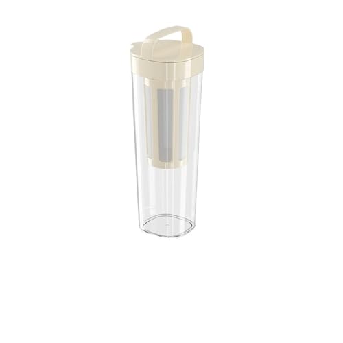 LXLAEOANG 1, l Cold Brew Kaffeekanne, manuelle Eiskaffee-/Teezubereitung mit Filter und Deckel, tragbare Kühlschrank-Kaffeekanne for den Einsatz im Freien Camping(B) von LXLAEOANG
