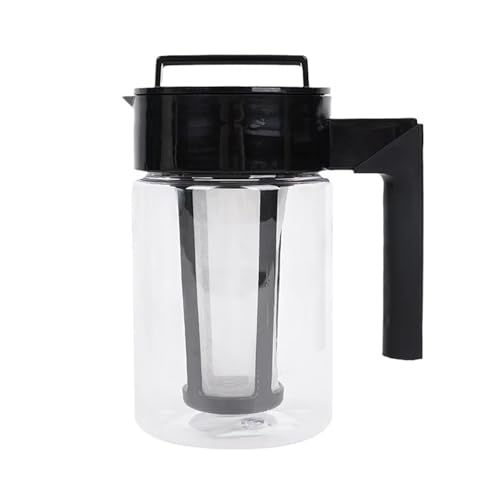 LXLAEOANG 1 Stück 900 Ml 1300 2000 Cold Brew Iced Coffee Maker Mit Kaffeefilter Und Griff Eiskaffeekanne Teekanne(900ml) von LXLAEOANG