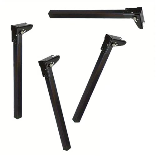 LXLAEOANG 4 stücke Klapptisch Heavy Duty Metall Haarnadel Tisch Beine Set Klapp Möbel Beine Füße für Couchtisch Bei Esstisch von LXLAEOANG