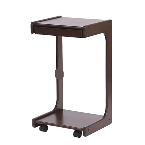 LXLAEOANG Bewegliche Massivholz Sofa Seite EIN Paar Mini Ende Tisch Snack Storage Rack Home C Computer Schreibtisch Nachttisch Trolley für Wohnzimmer, Schlafzimmer LXLAEOANG Bewegliche Massivholz Sofa Seite EIN Paar Mini Ende Tisch Snack Storage Rack Home C Computer Schreibtisch Nachttisch Trolley für Wohnzimmer, Schlafzimmer von LXLAEOANG