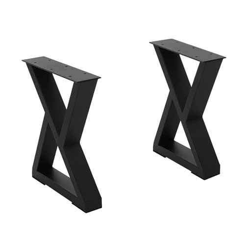 LXLAEOANG Couchtischbeine, Metall-Schreibtischbeine, 2er-Set, strapazierfähig, Möbeldekor für Couchtisch Bei Esstisch von LXLAEOANG