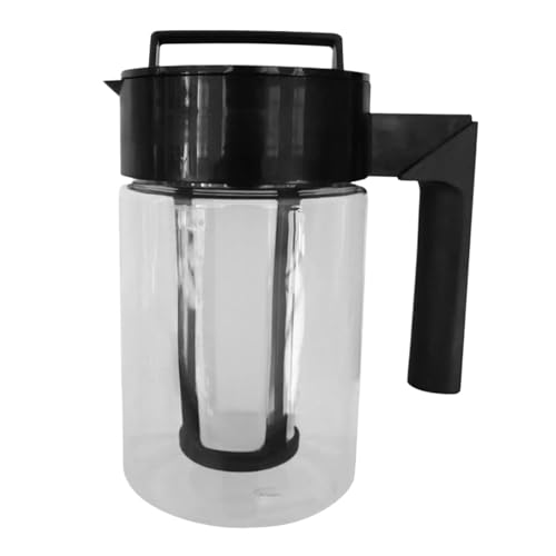 LXLAEOANG Küche Kalter Tee Brühen Kaffeemaschine Flasche Krug Kaffee Wasserkocher Brewer Tragbare Karaffe for Camping Cafe Home von LXLAEOANG