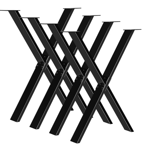 LXLAEOANG Robuste Möbelbeine in X-Form, Couchtischbeine for DIY-Möbel, Computertisch, Esstisch (2 Sätze) für Couchtisch Bei Esstisch von LXLAEOANG