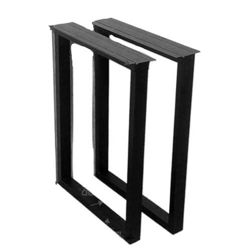LXLAEOANG Schmiedeeiserne Beinhalterung, Bürobeinstativ, Massivholz-Großbrettrahmen, Metallstativ-Tischfuß für Couchtisch Bei Esstisch(Color 4) von LXLAEOANG