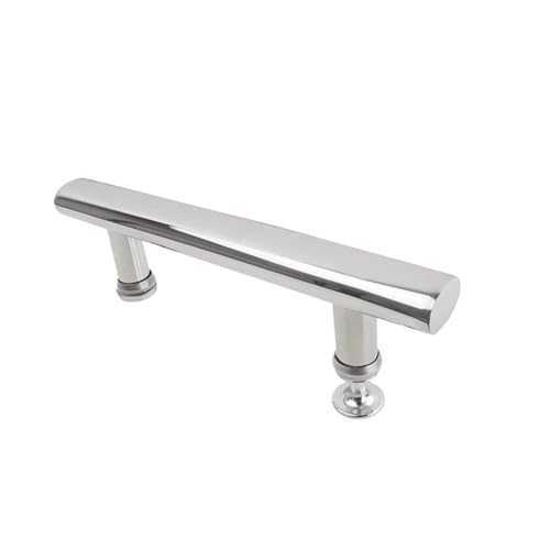 Türgriff for Duschkabinen, Edelstahl, Chrom, for Glasschiebetüren, 145 mm Lochabstand, 225 mm lang für Duschtür Glastüren von LXLAEOANG