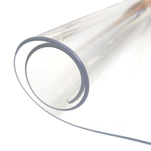 LXP Tischdecke aus weichem Glas for den Schreibtisch, Verbrühungshemmende Tischmatte, Esstischmatte aus PVC, transparente Teetischmatte(60 * 120cm) von LXP