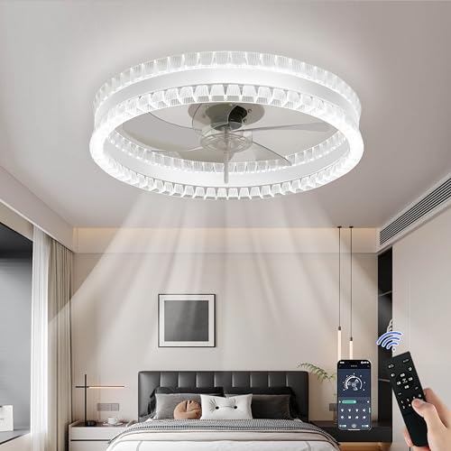 LXPWHR Deckenventilator mit Beleuchtung,3 Farbtemperatur und 6-Gang Reversibel Deckenleuchte Ventilator,LED 45W Ø50cm Deckenventilatoren, Deckenventilator mit Fernbedienung Leise und Timer, Weiß. LXPWHR Deckenventilator mit Beleuchtung,3 Farbtemperatur und 6-Gang Reversibel Deckenleuchte Ventilator,LED 45W Ø50cm Deckenventilatoren, Deckenventilator mit Fernbedienung Leise und Timer, Weiß. von LXPWHR