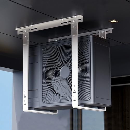 Deckenhalterung Klimaanlage Halterung Außengerät, Montagefertige Halterung mit Stoßdämpfendem Pad, für 1-2 P Klimaanlagen(60-65cm/23.6-25.6in) von LXRHLIKG