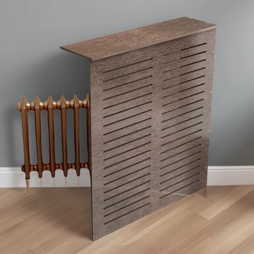 Dreiseitige Heizungsverkleidung, Heizkörperabdeckung für Zuhause, Wasserdichter Heizungsabdeckung mit Lüftungslamellen, für Wohnecken(70x80x20cm/28x31x8in) von LXRHLIKG