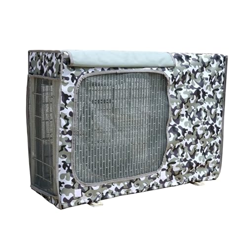 LXRHLIKG Abdeckung Klimaanlage Außengerät, Mini-Split Klima Abdeckung, Außenklimaanlage Staubschutz 600D Oxford-Stoff für Alle Jahreszeiten(Gray,74x54x26cm/29x21x10in) von LXRHLIKG