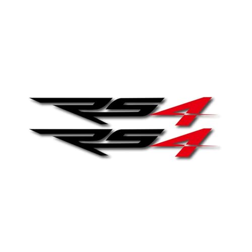 LXSKJ Karosserie Aufkleber Für Aprilia RS4 RS 4 Motorrad-Schutzaufkleber(Black and red) von LXSKJ