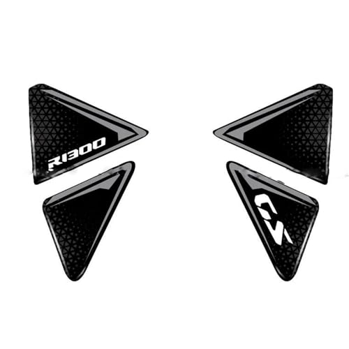 LXSKJ Karosserie Aufkleber Für BMW R1300GS R 1300 GS 2023 2024 Aufkleber Abziehbilder Zubehör Tankpad-Aufkleber 3D-Harzaufkleber Motorrad-Tankpad(Grey) von LXSKJ