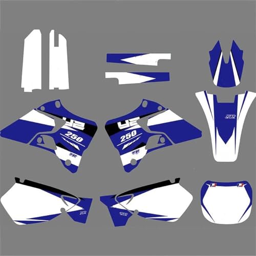 LXSKJ Karosserie Aufkleber Für Yamaha YZ 250 YZ250 1996-1999 2000 2001 Motorrad-Körperaufkleber LXSKJ Karosserie Aufkleber Für Yamaha YZ 250 YZ250 1996-1999 2000 2001 Motorrad-Körperaufkleber von LXSKJ