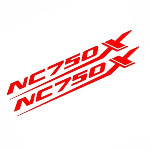 LXSKJ Karosserie Aufkleber Motorrad-Schutz-Rad-Aufkleber-Zubehör Für H-ONDA NC 750X NC750X NC 750 X 2014–2018 2019 2020 2021(Rosso) von LXSKJ