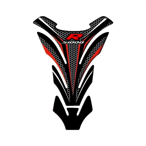 LXSKJ Karosserie Aufkleber Motorrad Tank Pad Zubehör Schutz Aufkleber Für BMW S1000R 2010-2014 2015 2016 2017 2018 2019 2020(Rosso) von LXSKJ