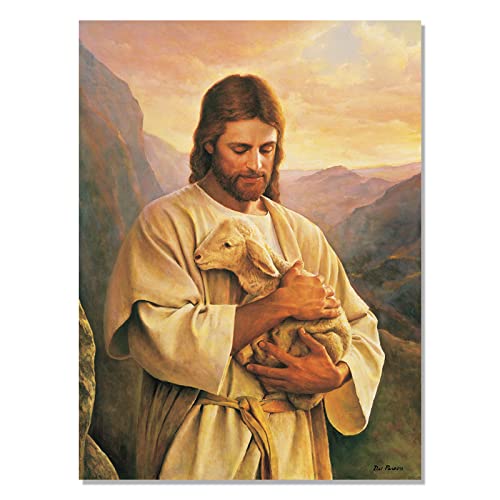 LXTOPN Jesus Poster dekoratives Gemälde Leinwand Wandkunst Wohnzimmer Poster Zuhause Wanddekoration Rahmenlos (30x45cm) von LXTOPN