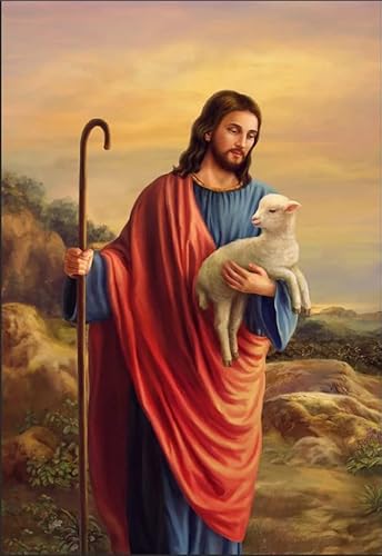 LXTOPN Wandkunst Leinwand Malerei jesus bild, Jesus Und Jungfrau Maria bilder Home Decor Wandkunst, Nordic Plakat Und Drucke Reine Heilige Wandbilder Für Wohnzimmer Kein Rahmen (Y2, 50x70cm) von LXTOPN