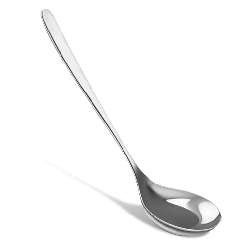 LXUEJIE Schöpflöffel, Edelstahl Silber Suppenschöpfer Soßenkelle Schöpfkelle Suppenkelle Zum Servieren und Schöpfen von Suppen und Eintöpfen von LXUEJIE