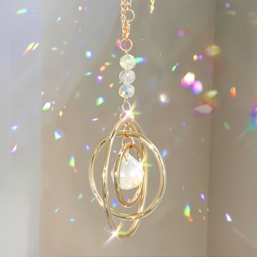 LXUEJIE Sonnenfänger Kristall, Kristall Prismen Fensterdeko Hängend Regenbogen Sonnenfänger zum Zaubert Lichtreflexe für Wohnzimmer Balkon Gart Hochzeit Dekor LXUEJIE Sonnenfänger Kristall, Kristall Prismen Fensterdeko Hängend Regenbogen Sonnenfänger zum Zaubert Lichtreflexe für Wohnzimmer Balkon Gart Hochzeit Dekor von LXUEJIE