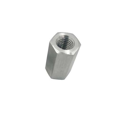 1 Stück M6 M8 M10 M12 M14 M16 Linksgewinde 304 Edelstahl Sechskantstange Kupplungsmuttern Standoff Spacer Lange Sechskantmutter (Size : M8x25mm) von LXURY