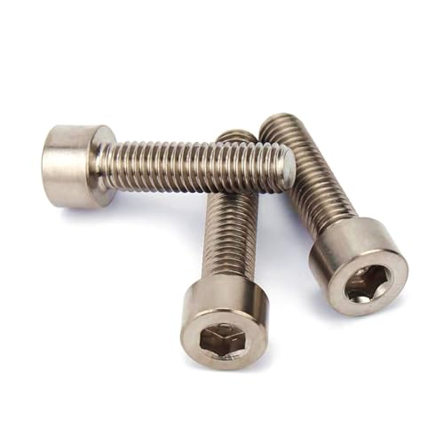 10 stücke M6 M8 M10 Titan Sechskant Innensechskantschraube Bolzen(M8X50) von LXURY