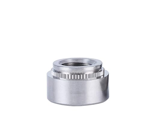 LXURY 20 Stück Selbstklemmende Mutter 304 Edelstahl verzinkte Pressmutter M2 M2,5 M3 M4 M5 Steckmutter Maschinenwerkzeug-Befestigungselemente (Color : M2-1, Size : 304 Stainless Steel) von LXURY