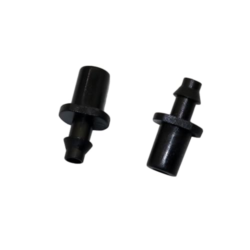 50 Stück 7,5 mm Single Barb Straight Connector Garden Tropfbewässerungsarmaturen Wasser-Schnellkupplungs-Rohrverbinder von LXURY