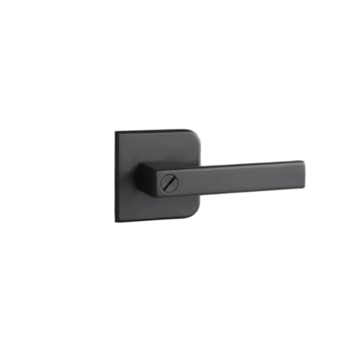 LXURY 1 Satz Badezimmertürschlösser aus Aluminiumlegierung, schmalgerahmtes Glastürschloss, Einzelzungenschloss, Türbeschläge(B2-Keyless) von LXURY