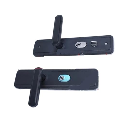 LXURY 1set Universal Lock doppelseitig gefüttert Türgriff Multifunktionale Dual Griff(Deep Grey) von LXURY