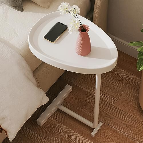 LXURY C-förmiger Beistelltisch, C-beistelltische Wohnzimmer, Weißer C-Tisch, Geeignet für Wohnzimmer und Schlafzimmer LXURY C-förmiger Beistelltisch, C-beistelltische Wohnzimmer, Weißer C-Tisch, Geeignet für Wohnzimmer und Schlafzimmer von LXURY
