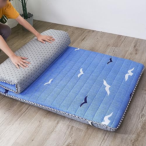 LXURY Schlafen Tatami Bodenmatratze Dicke Bodenmatratze Tatami Tragbar Klappbare Matratze Japanische Studenten Wohnheim Atmungsaktive Schlafkissen Futon-Matratze,004,150 * 200cm von LXURY