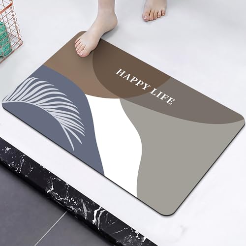 LXWINNER Super Absorbierende Badematte,Memory-Schaum-Badematten-Set,rutschfeste Mikrofaser Badematten,Badvorleger rutschfest Waschbar,Badematten für Badewanne,Duschraum und Badezimmer (CF35, 40X60) LXWINNER Super Absorbierende Badematte,Memory-Schaum-Badematten-Set,rutschfeste Mikrofaser Badematten,Badvorleger rutschfest Waschbar,Badematten für Badewanne,Duschraum und Badezimmer (CF35, 40X60) von LXWINNER