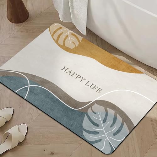 LXWINNER Super Absorbierende Badematte,Memory-Schaum-Badematten-Set,rutschfeste Mikrofaser Badematten,Badvorleger rutschfest Waschbar,Badematten für Badewanne,Duschraum und Badezimmer (CF36, 60X90) LXWINNER Super Absorbierende Badematte,Memory-Schaum-Badematten-Set,rutschfeste Mikrofaser Badematten,Badvorleger rutschfest Waschbar,Badematten für Badewanne,Duschraum und Badezimmer (CF36, 60X90) von LXWINNER