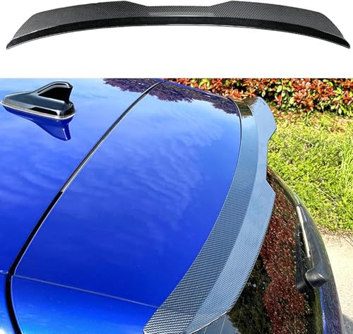 LXWUVIDD Spoiler für Audi A6 Avant 4G C7 2011 2012 2013 2014 2015 2016 2017 2018, Auto Heckspoiler Spoiler Robust Langlebig Verformt Sich Nicht Leicht Auto Tuning Styling Zubehör,Carbon Color von LXWUVIDD