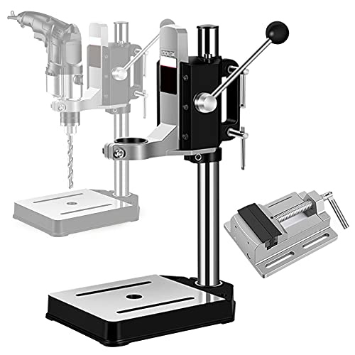 LXX Bohrmaschinenständer, Bohrständer Bohrmaschinenständer für Handbohrmaschine mit Schraubstock, Einstellbare Werkbank-Reparaturwerkzeug von LXX