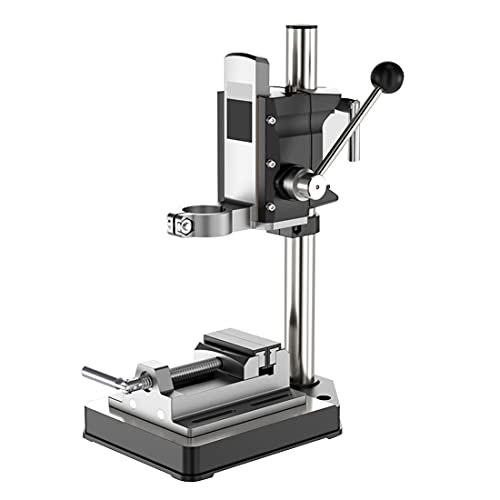 LXX Bohrständer Bohrmaschinenständer für Bohrmaschine mit Schraubstock, Verstellbarer Tischbohrmaschine für DIY Werkzeugpresse von LXX