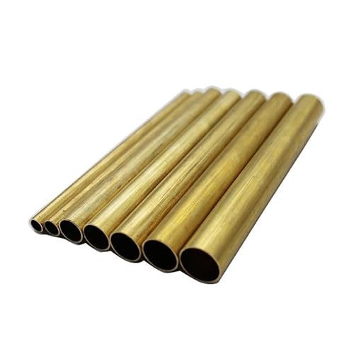 1 Stück 0,8 mm bis 20 mm Messingrohr, nahtlose Metallkapillare, Außendurchmesser x Wand x Länge(18x0.5x250mm 1pc) von LXXOZ