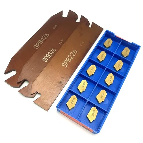 1 Stück SPB26-2 SPB26-3 SPB26-4 SPB32-3 SPB32-4 Halter CNC Externe Schneidklinge for Schlitzwerkzeug 10 Stück Hartmetalleinsatz SP200 SP300 SP400(SP200 NC3020,SP26-2) von LXXOZ