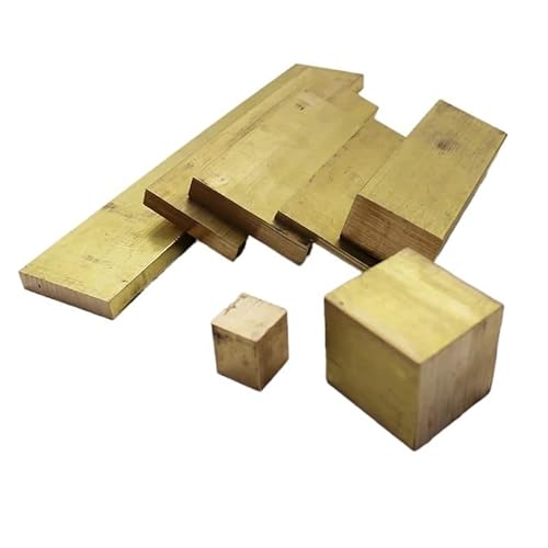 1 Stück massive Messingplatte Stangenmaterial(4x40mm) von LXXOZ