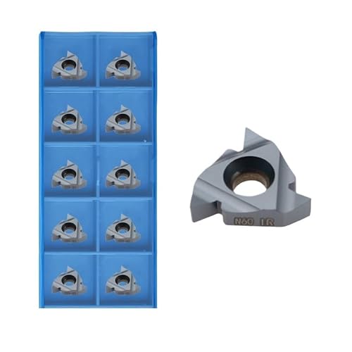 10 stücke 22 IR N 55 N 60 22IR N55 N60 BBM18 CNC Drehmaschine Threading Drehen Werkzeuge Hartmetall Einsätze for Stahl und Edelstahl(22IR N60 BBM18) von LXXOZ