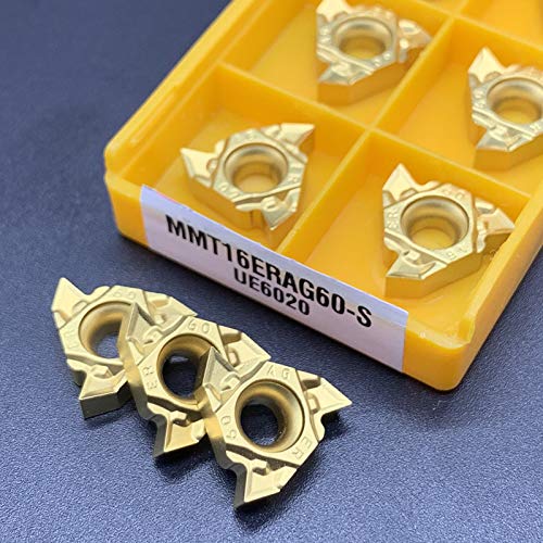 10 stücke Drehen Werkzeug MMT 11ER 11IR 16ER 16IR 22ER 22IR AG55 AG60-S VP15TF US735 UE6020 Universal Gewinde Hartmetall einfügen Drehmaschine Schlitzen(MMT 16IR AG55,US735) von LXXOZ